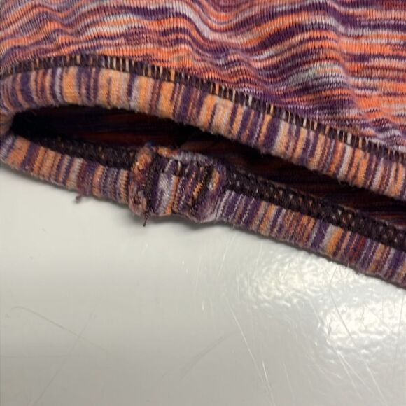 Lululemon Athletica Heather Purple Scoop Neck Long Sleeve Thumb Hole Top- Sz 10 - Picture 13 of 15